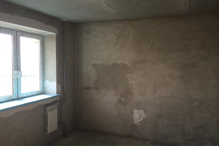 Штукатурные работы в строящемся доме — фото 1